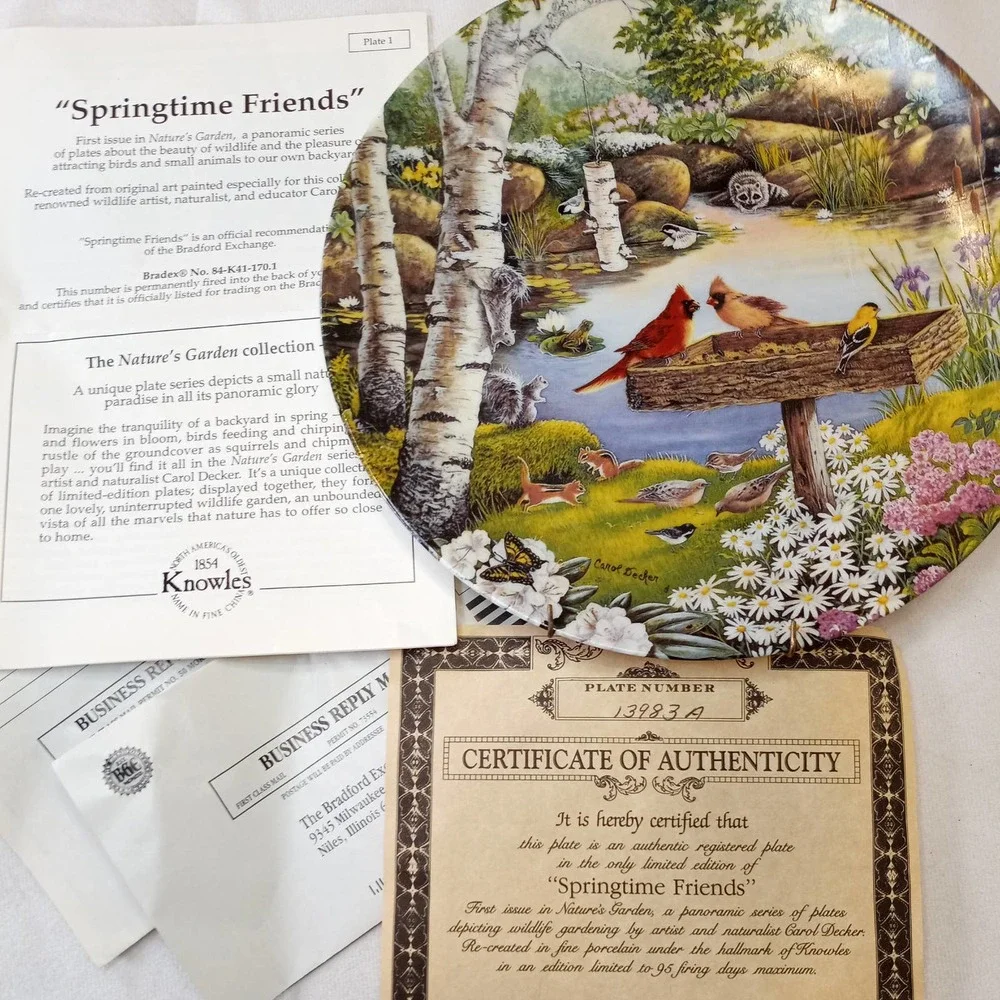 Bradford Exchange Springtime Friends